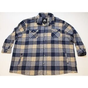 Winston Flannel Shirt with Pockets Men 5XL Multi Plaid Long Sleeve Outdoors